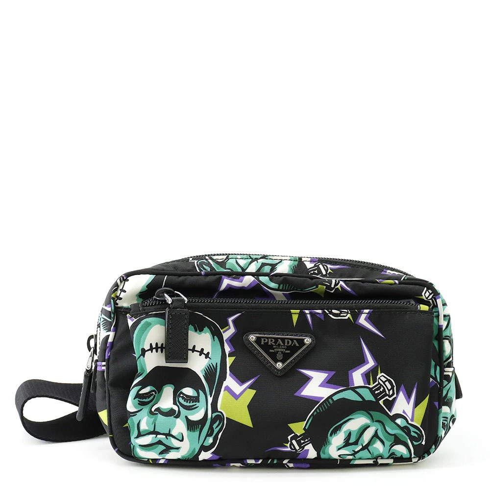 Prada Body Bag Universal Studios Collaboration Frankenstein Waist Black